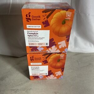 Good & Gather Pumpkin Spice Coffee K Cups 32 Ct Lmtd Ed Light Roast    BB 9/2026